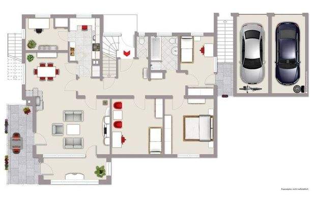 Grundriss Wohnung EG