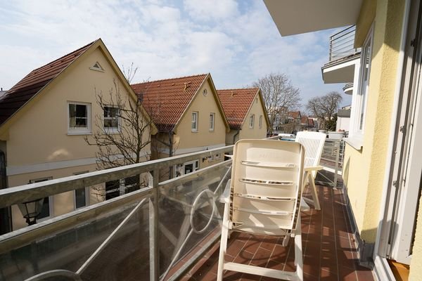 Blick vom Balkon