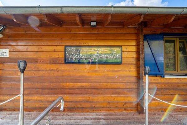 Eingang zum Hausboot