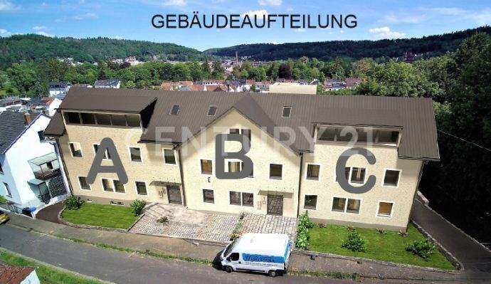 Unterteilung des Gebäudes in A, B und Gebäude C