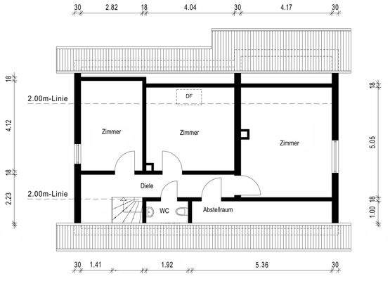 Grundriss Obergeschoss