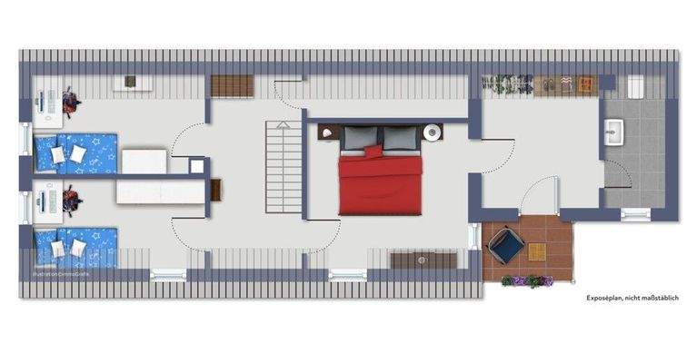 Obergeschoss Vorderhaus