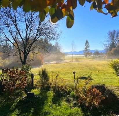 südlicher Fernblick zu den Bergen 