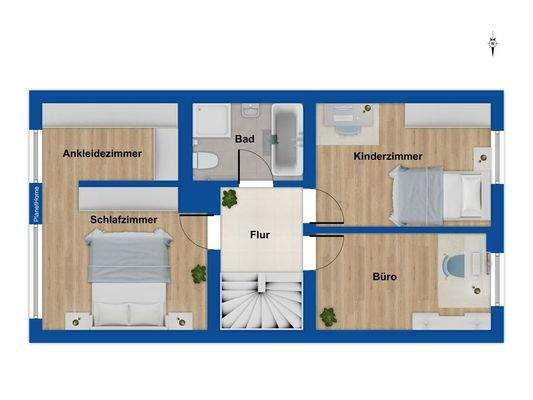 Grundriss 1. Obergeschoss