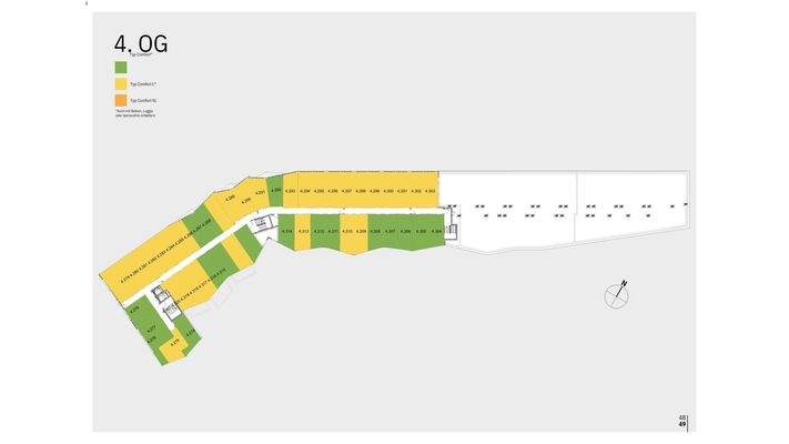 Grundriss 4. Stockwerk