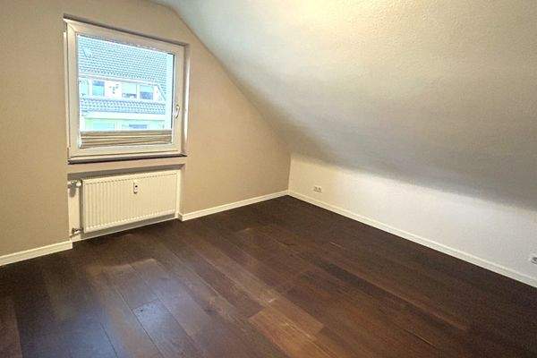 die Schrägen sorgen für Gemütlichkeit