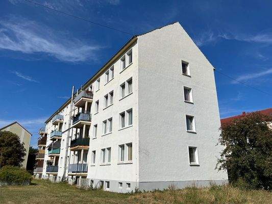 Objekt Weißandt Gölzau Rückseite; Straße der Chemiearbeiter 4-6