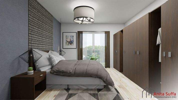 Visualisierung Schlafzimmer