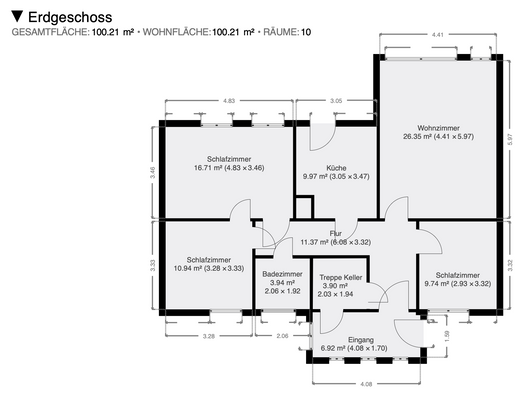 Grundriss Erdgeschoss