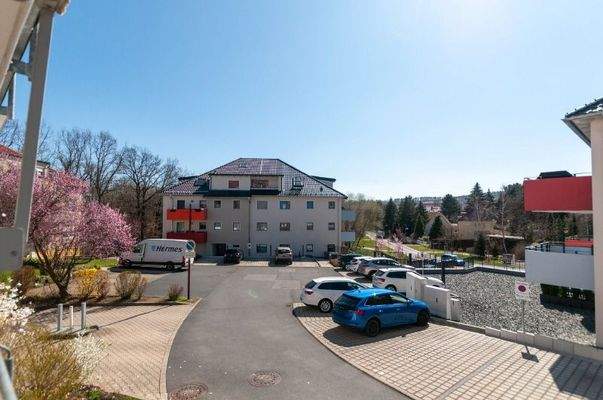 schöner Weitblick vom Südbalkon
