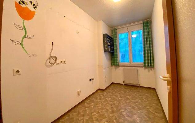 Küchenraum in der kl. Wohnung Bestand im 2.OG