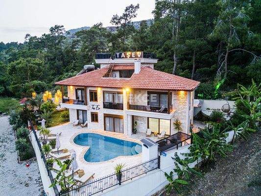 Detached Villa with Pool Surrounded by Nature in Antalya Adrasan