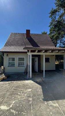 Seitenansicht von der Terrasse