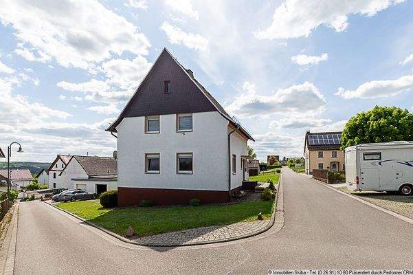 Eckgrundstück Blick von links