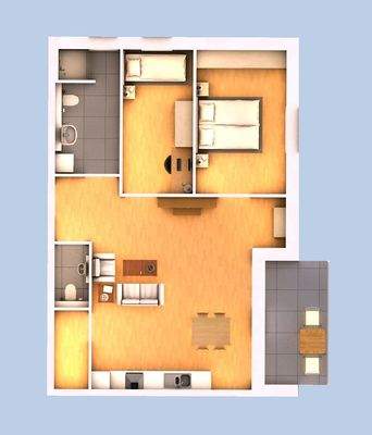 3D Ansicht Wohnung 01