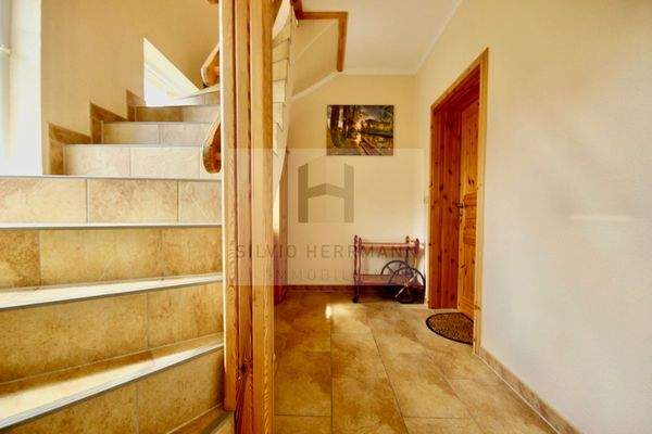 Treppenaufgang zu den Appartements