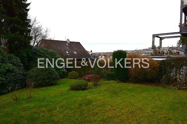 Fernblick vom Garten