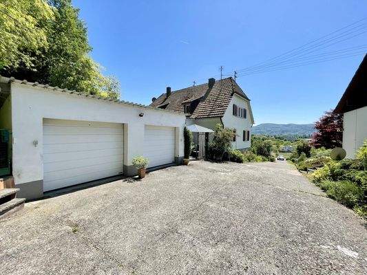 Zufahrt Blick nach unten