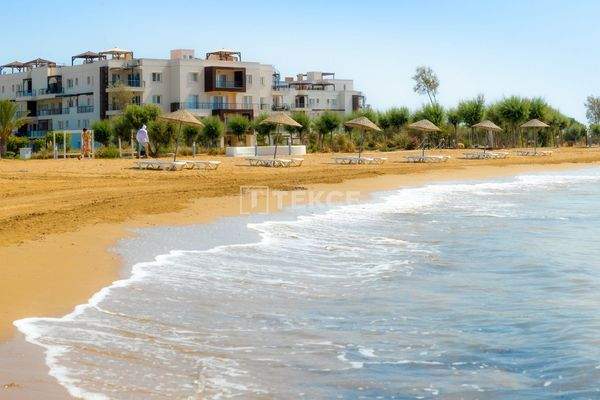 Apartments in a Complex with Private Beach in North Cyprus