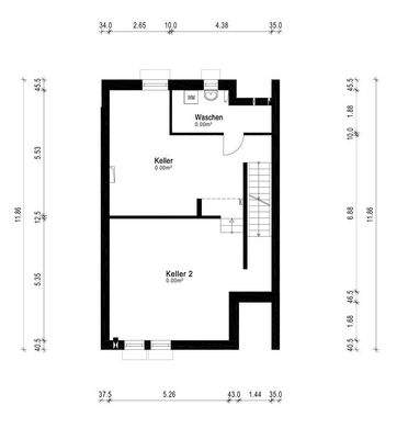 Grundriss Keller