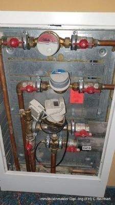 Wohnungszähler separat im Treppenhaus