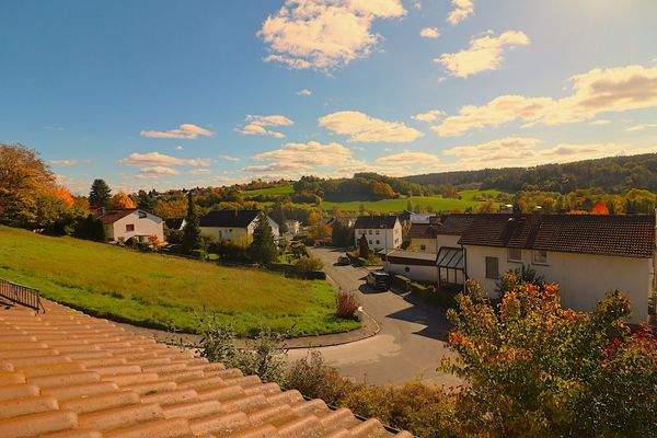 Premium Blick von der privaten Dachterrasse