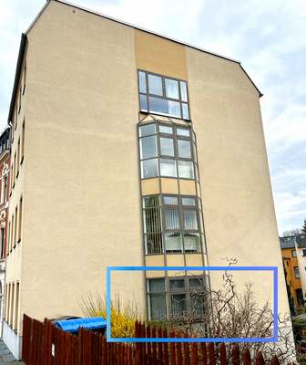 Seitenansicht Bereich Wartezimmer