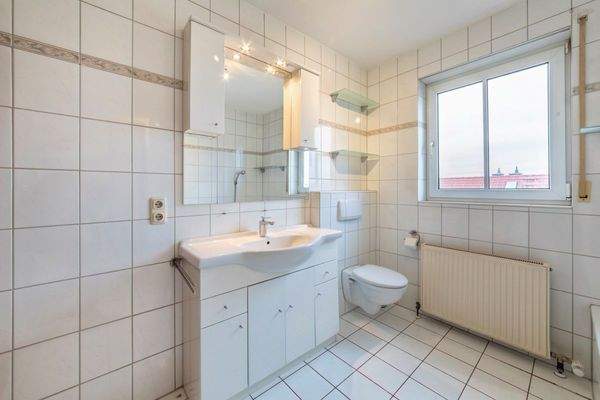 Bathroom with large sink