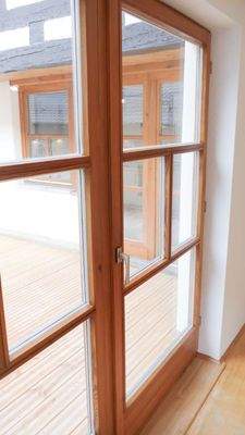 Blick aus dem Wohnzimmer