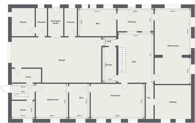 Kempen - Erdgeschoss - 2D Floor Plan