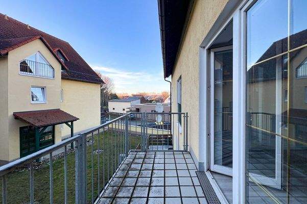 Balkon am Wohnzimmer