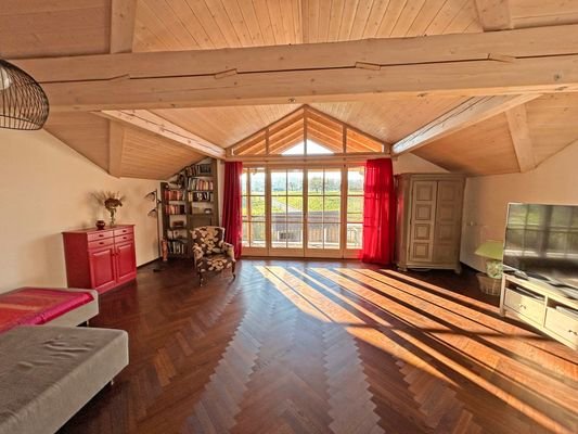 Wohnzimmer Wohnung Dachgeschoss