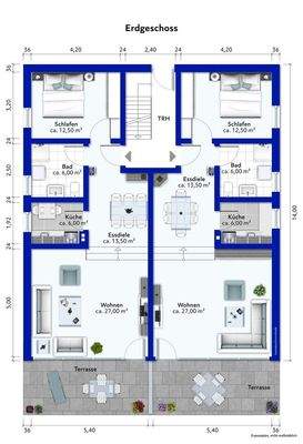 Grundriss Erdgeschoss