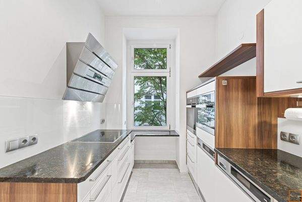 Küche aus einer dritten Perspektive