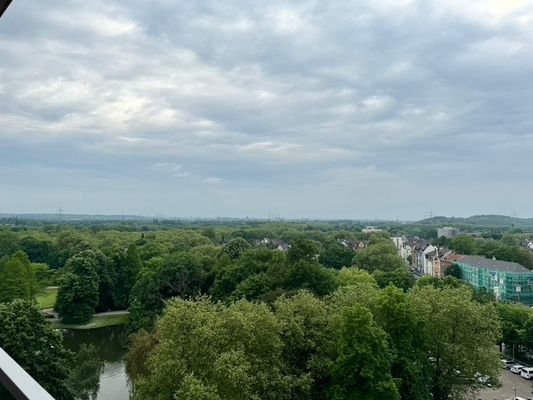 Ausblick vom Balkon