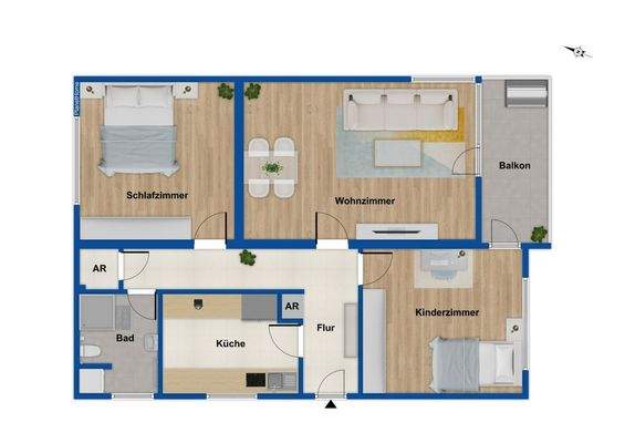 Grundriss 3. Obergeschoss