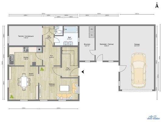 Grundriss Erdgeschoss