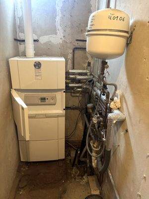 Gastherme für Wohnung Erdgeschoss