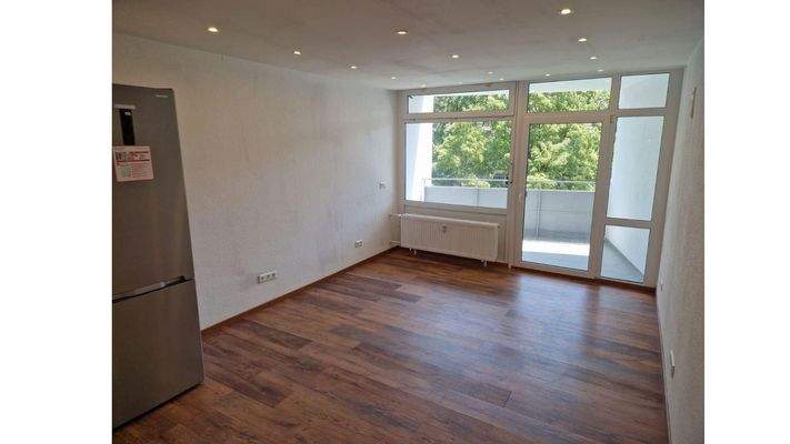 Wohnzimmer mit Küche