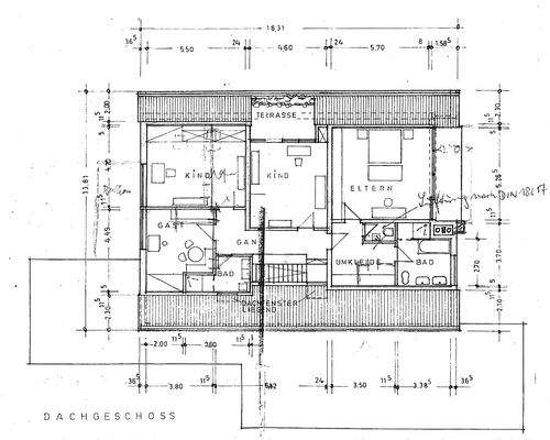 Grundriss Dachgeschoss