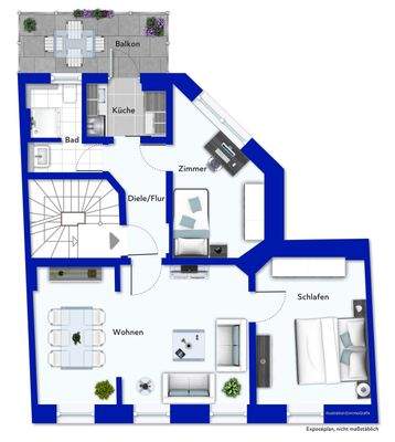 Wohnung - 2. Obergeschoss