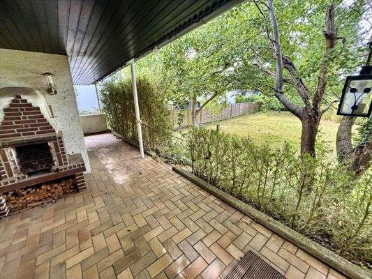 Überdachte Terrasse