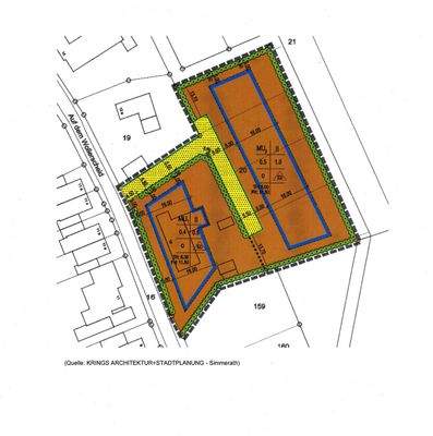 Ausschnitt Bebauungsplan Nr. 199 