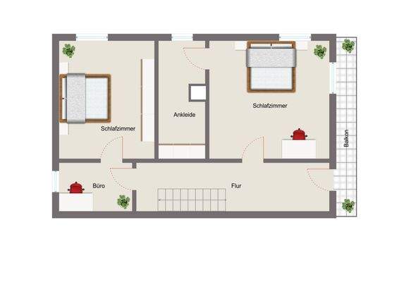 Grundriss Obergeschoss