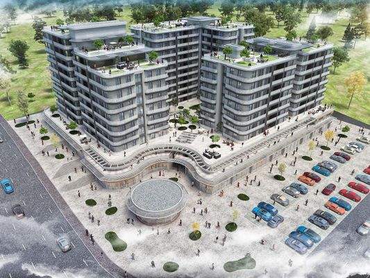 Apartments in a Mixed-Project with Pool in Ankara Sincan