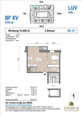 Grundriss WE 47 Baufeld XV 