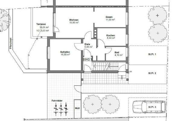 Grundriss Erdgeschoss