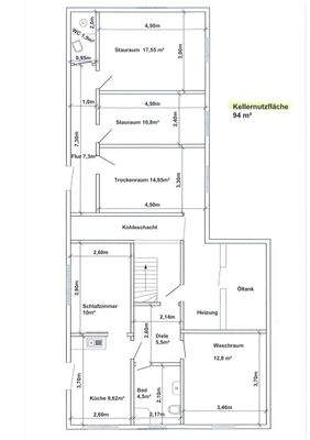 Grundriss Keller