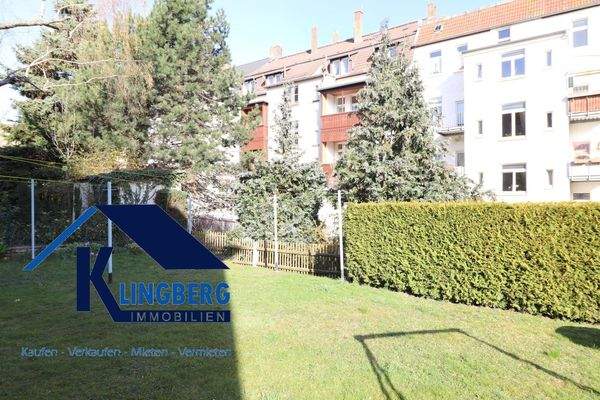 Gartenbereich mit Trockenplatz