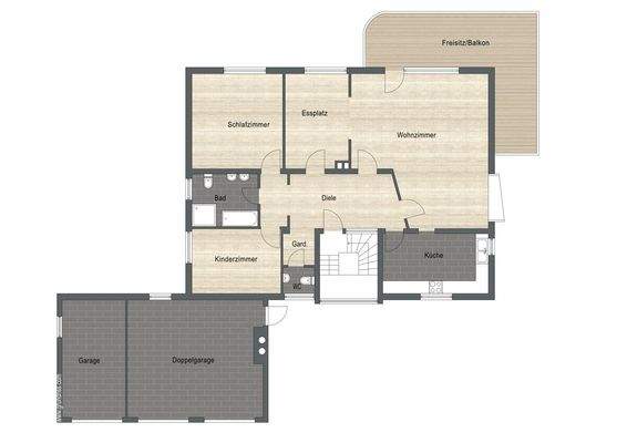 Erd- und Obergeschoss 